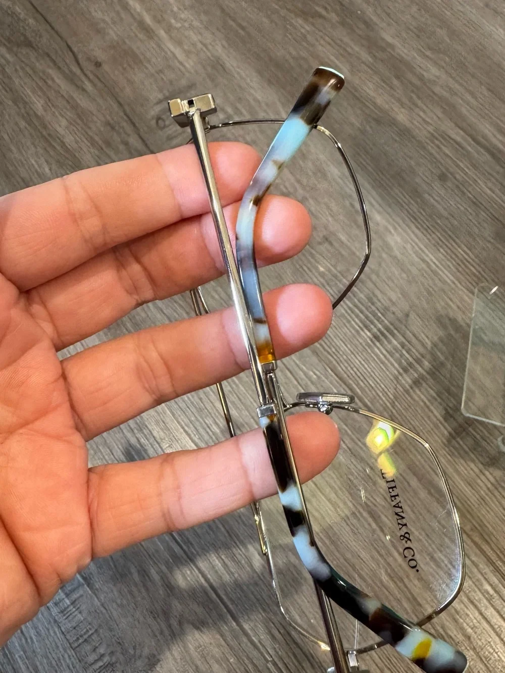 Tiffany & Co T Logo Aviator Eyeglasses TF1169